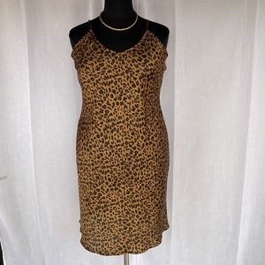 Cheetah print dress